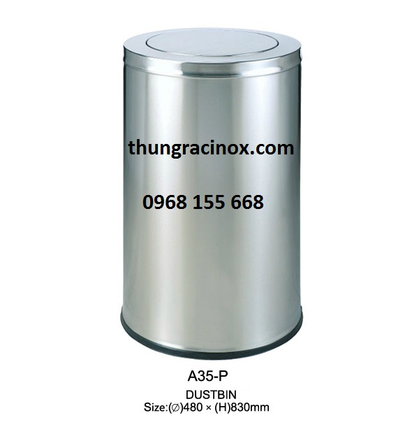 thung-rac-inox-hinh-tru-tron-nap-bap-benh-co-lon-a35-p-mau-trang