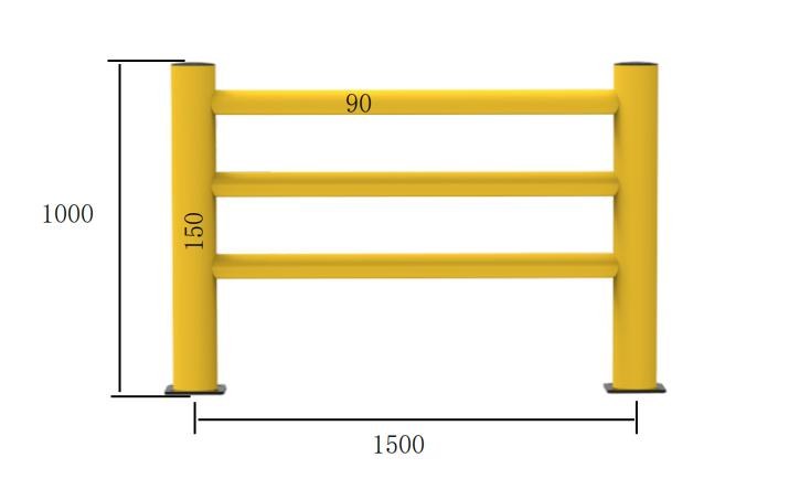 Lan can lối đi bộ nhà xưởng GEV-LC2-3